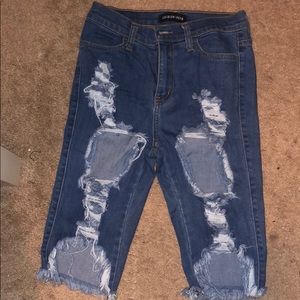 Missguided Distressed Shorts